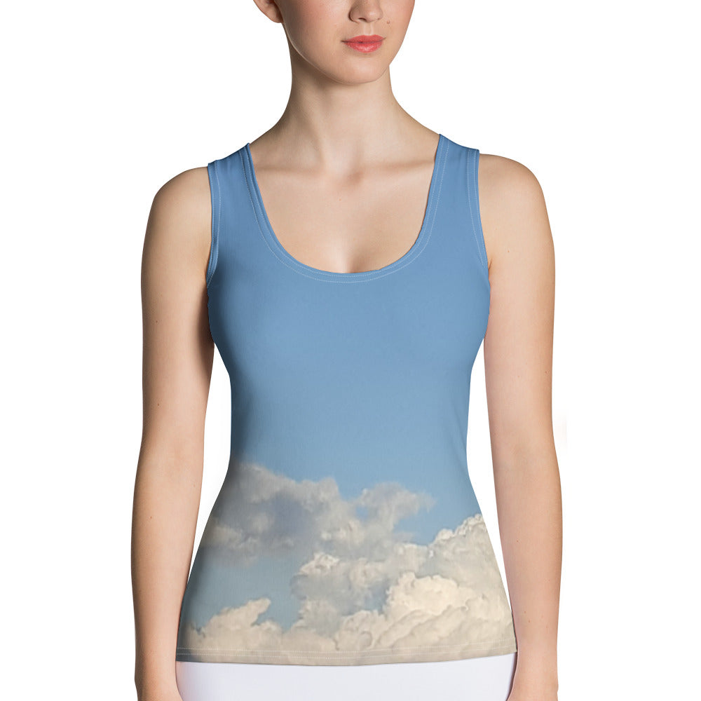 GG - Women's Tank Top - Clouds & Blue Sky