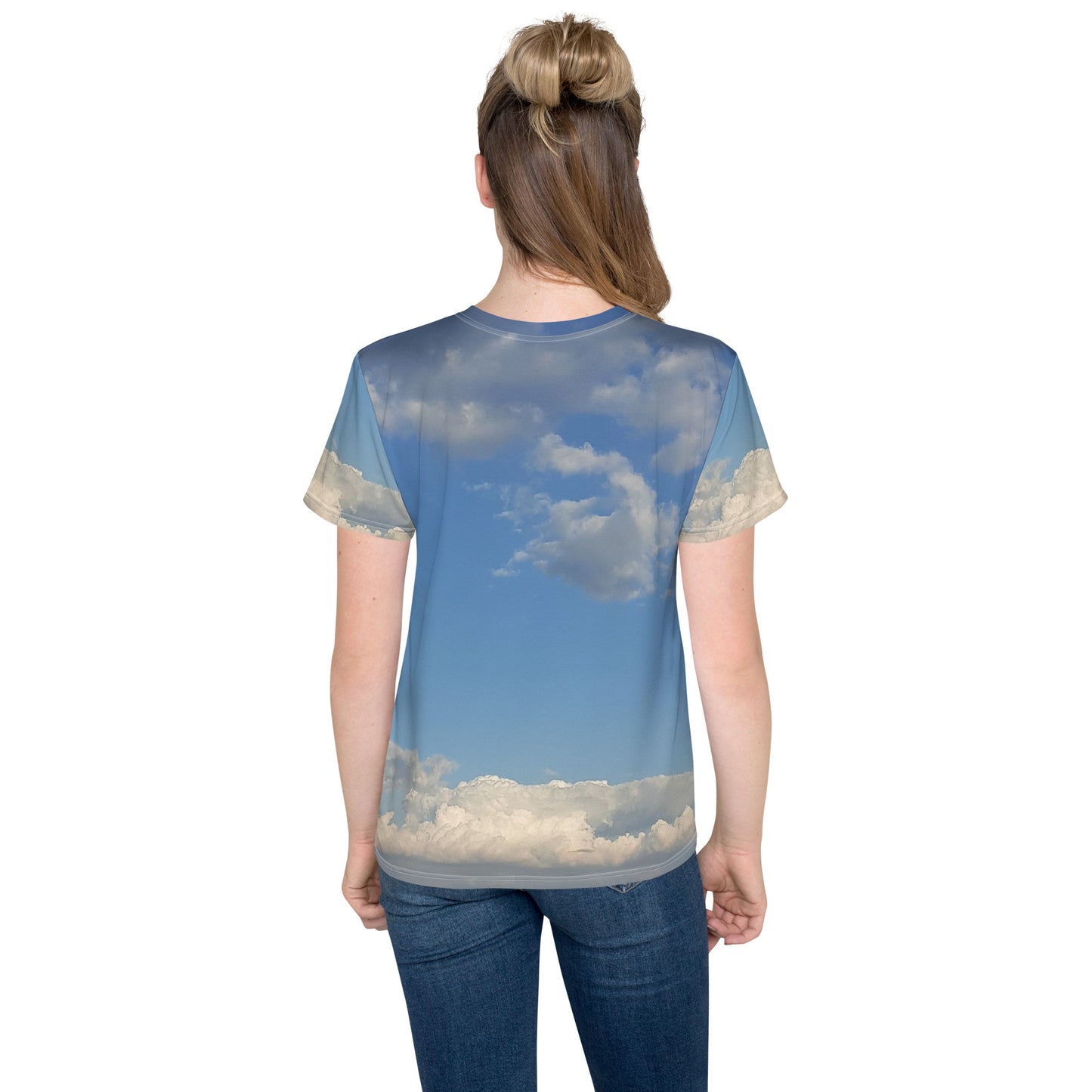 GG - Youth crew neck t-shirt - Clouds & Blue Sky