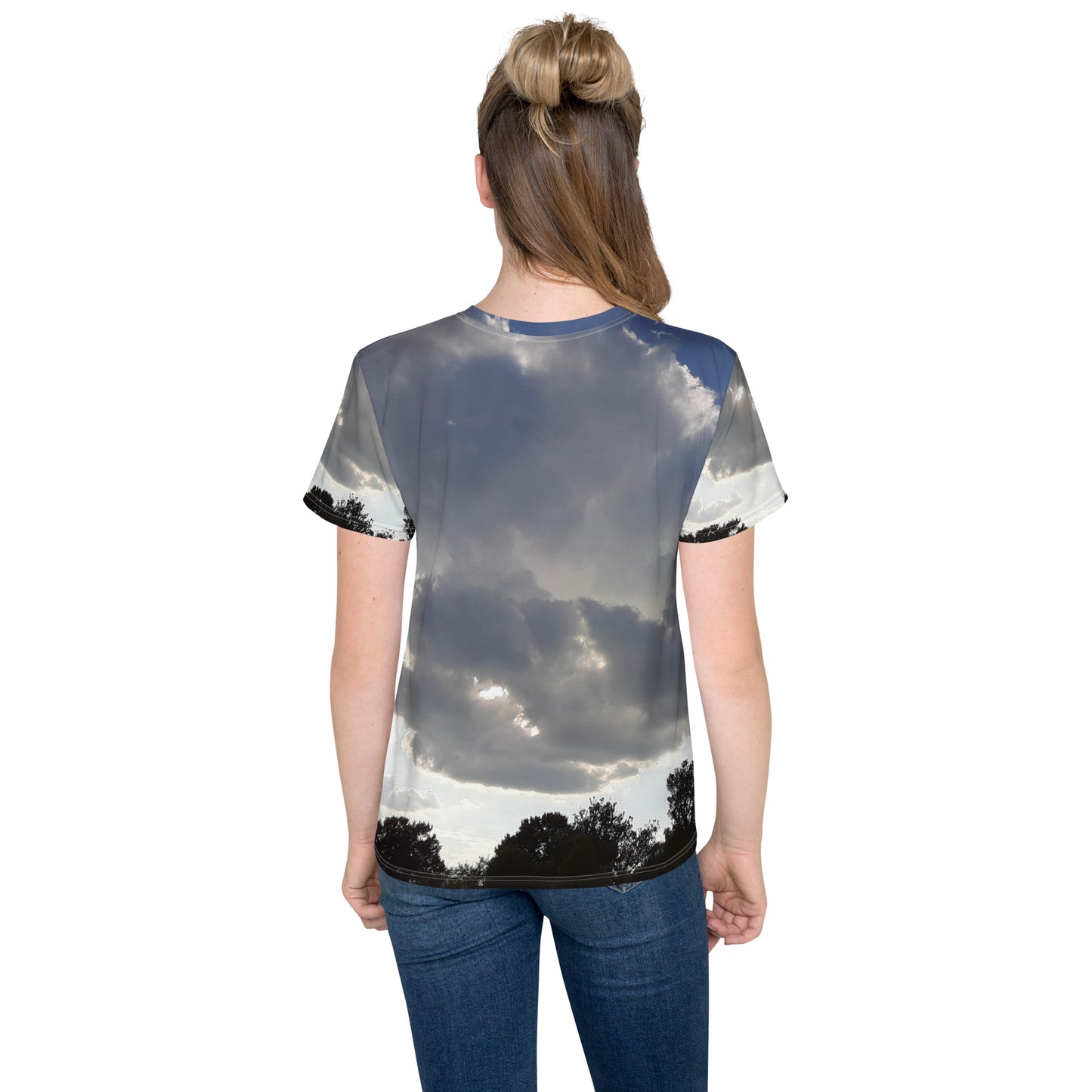 GG - Youth crew neck t-shirt - Trees & Clouds