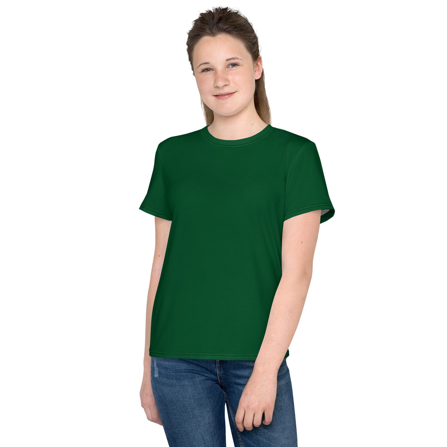 GG - Youth crew neck t-shirt - Forest Green