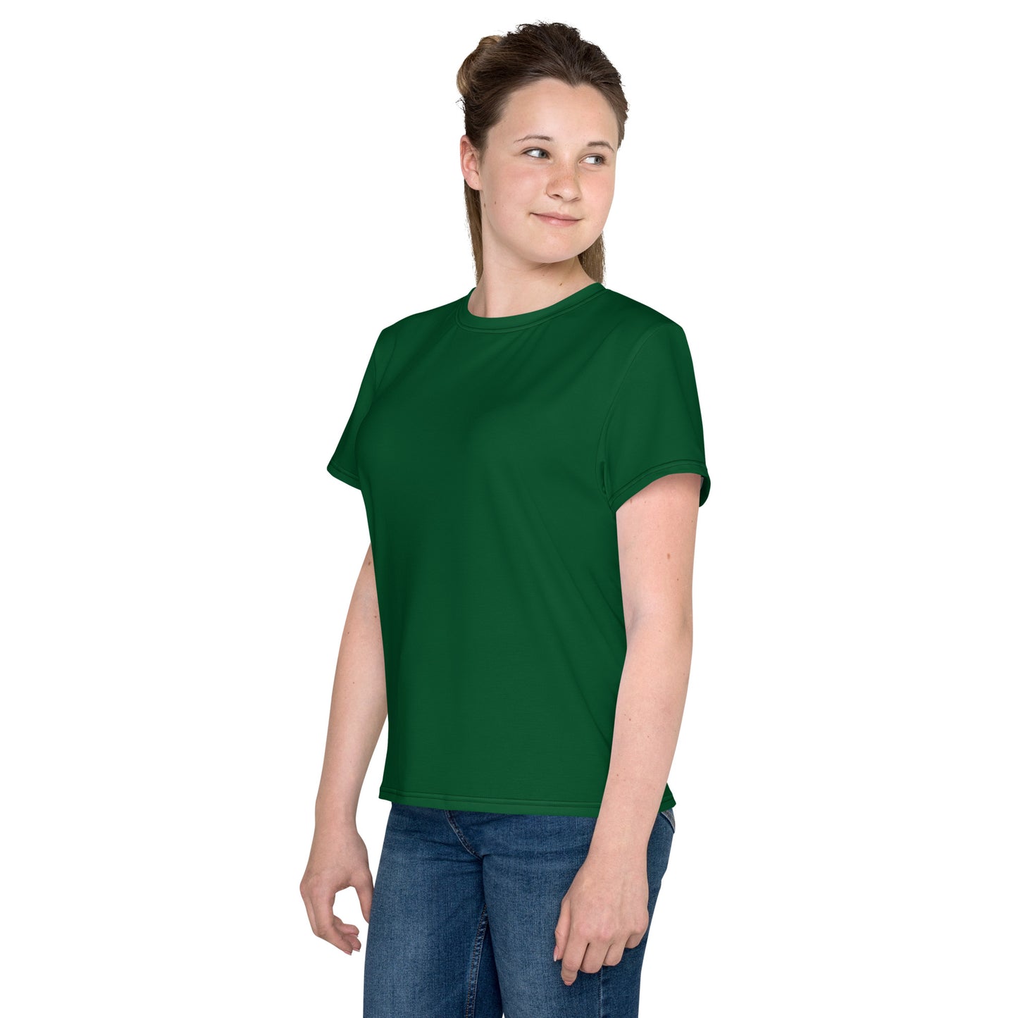 GG - Youth crew neck t-shirt - Forest Green