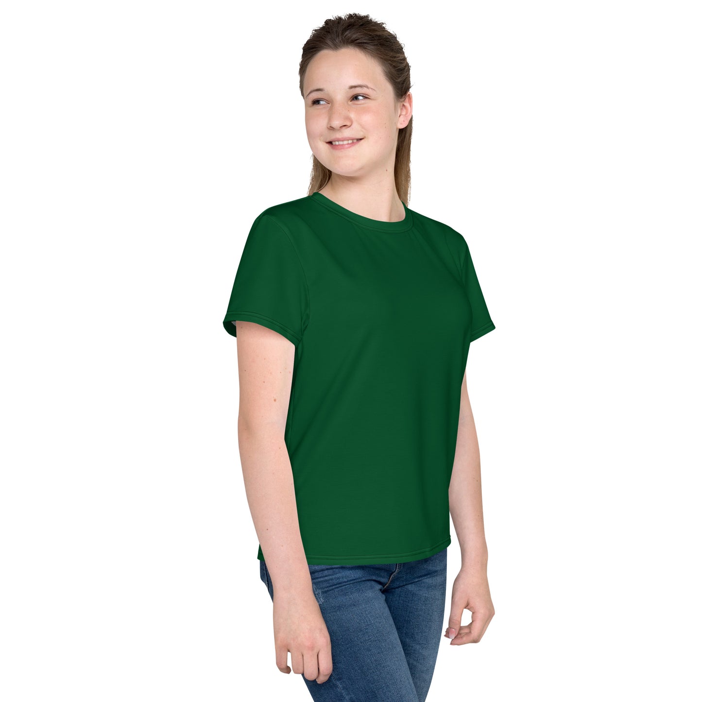 GG - Youth crew neck t-shirt - Forest Green