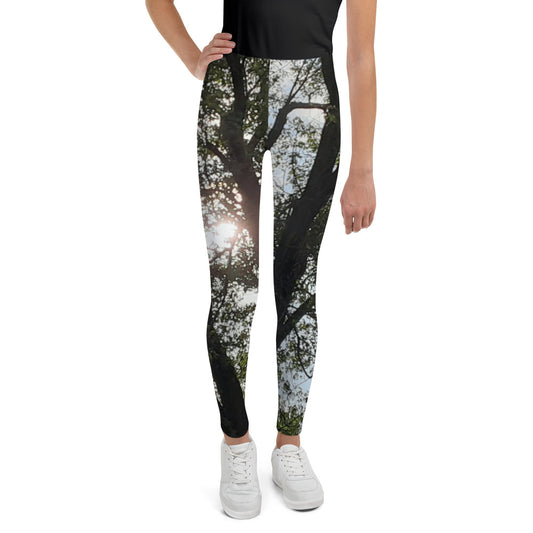 GG - Youth Leggings - Trees & Sun