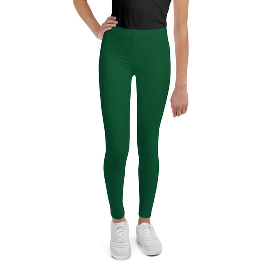 GG - Youth Leggings - Forest Green