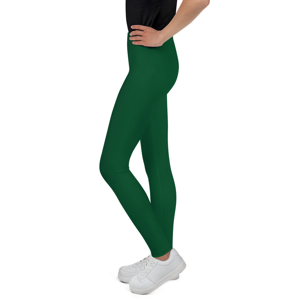 GG - Youth Leggings - Forest Green