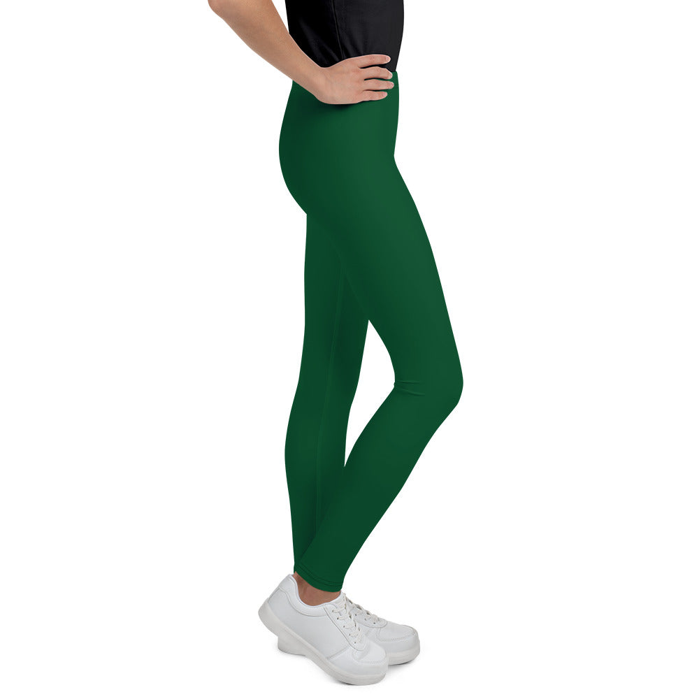 GG - Youth Leggings - Forest Green