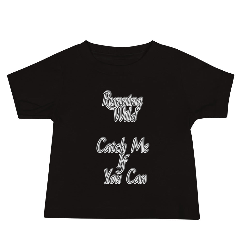 GG - Baby Jersey Short Sleeve Tee - Running Wild/Not Sure Where