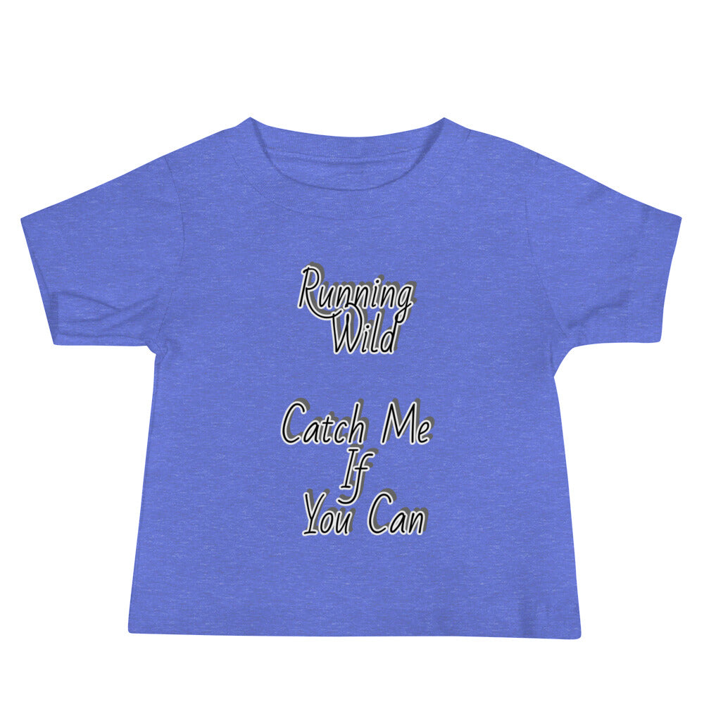 GG - Baby Jersey Short Sleeve Tee - Running Wild/Not Sure Where