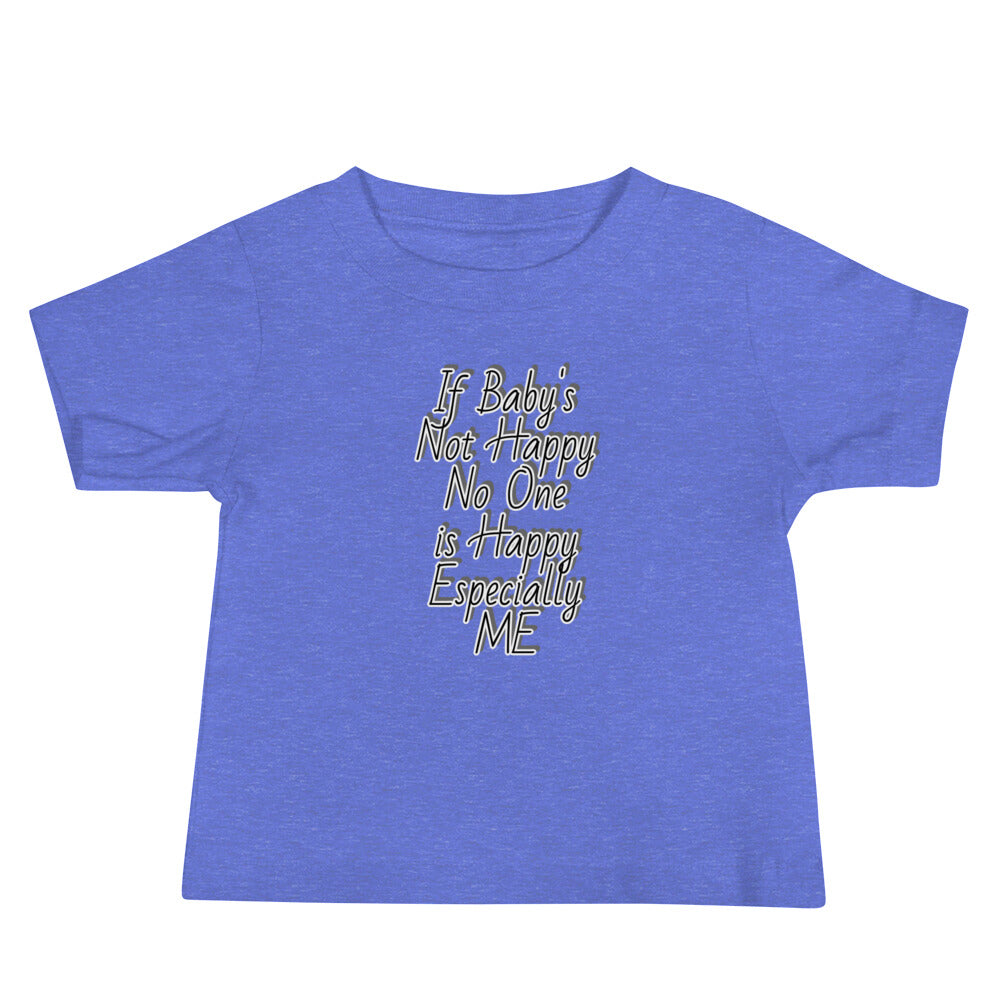 GG - Baby Jersey Short Sleeve Tee - If Baby Not Happy/Running Wild