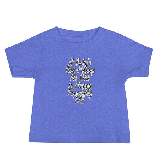 GG - Baby Jersey Short Sleeve Tee - If Baby Not Happy/Running Wild