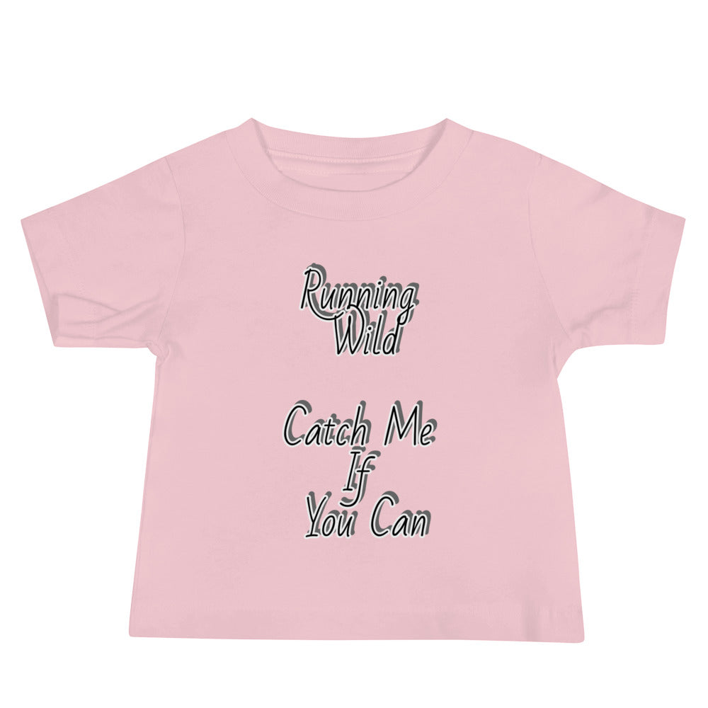 GG - Baby Jersey Short Sleeve Tee - Running Wild/Not Sure Where