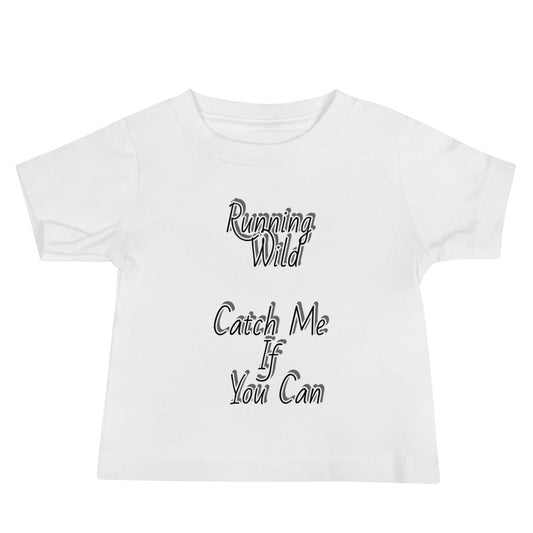 GG - Baby Jersey Short Sleeve Tee - Running Wild/Not Sure Where