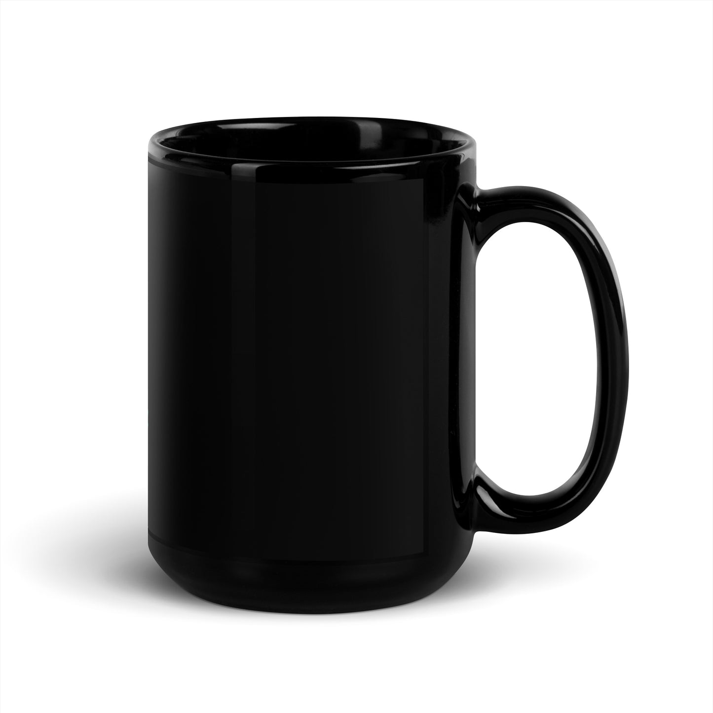 GG - Cup, Black Glossy Mug - Life Is