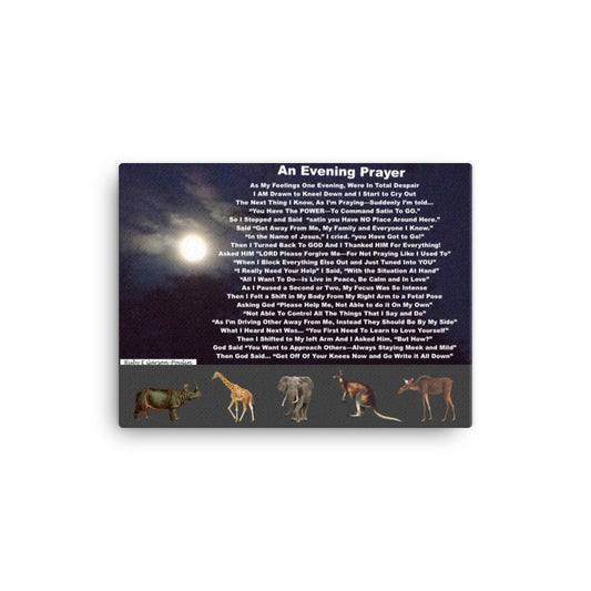 GG - Canvas Print - An Evening Prayer