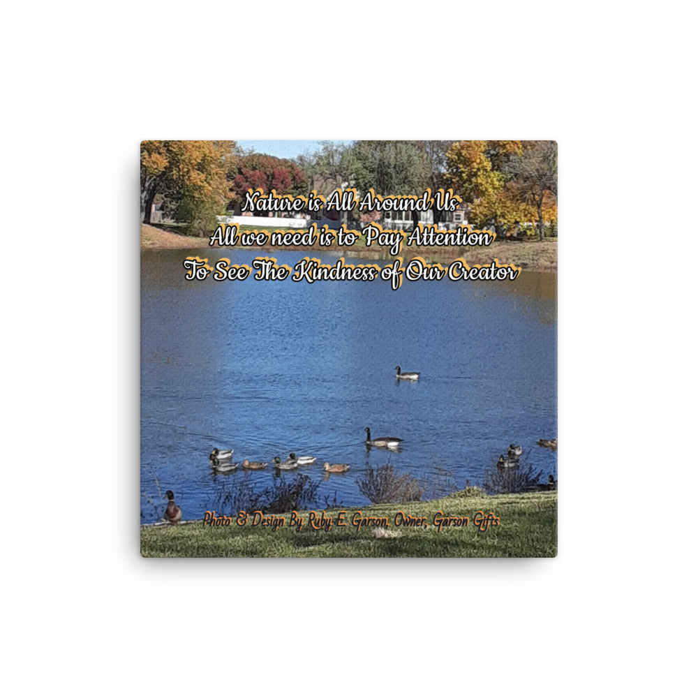 GG - Canvas Print - Pond - Nature Is