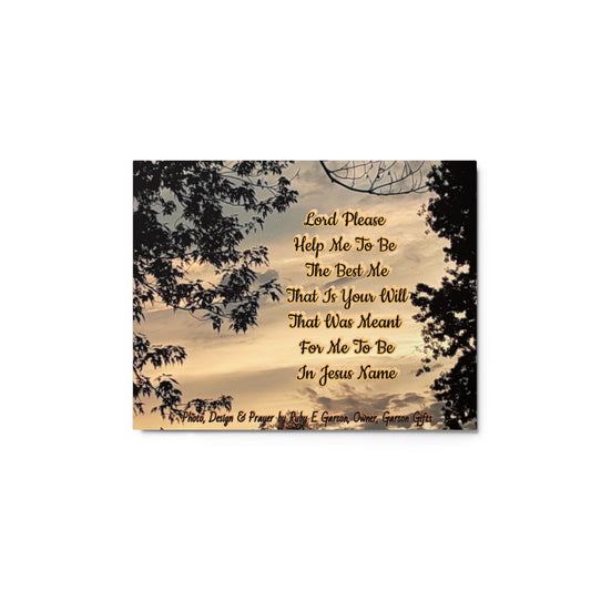 GG - Metal print - Tree Branches - In Jesus Name Prayer