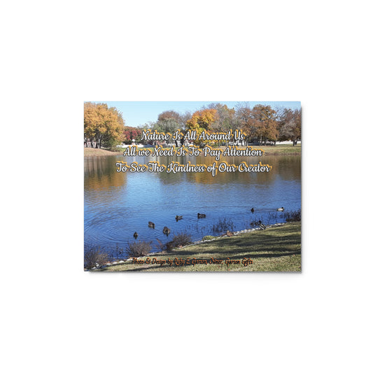 GG - Metal print - Pond - Nature Is