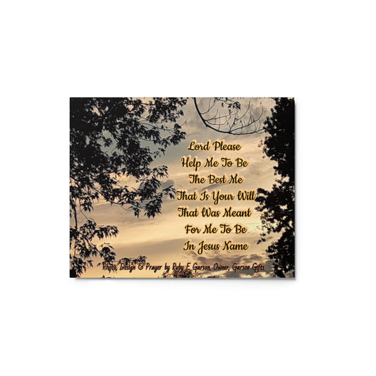 GG - Metal print - Tree Branches - In Jesus Name Prayer