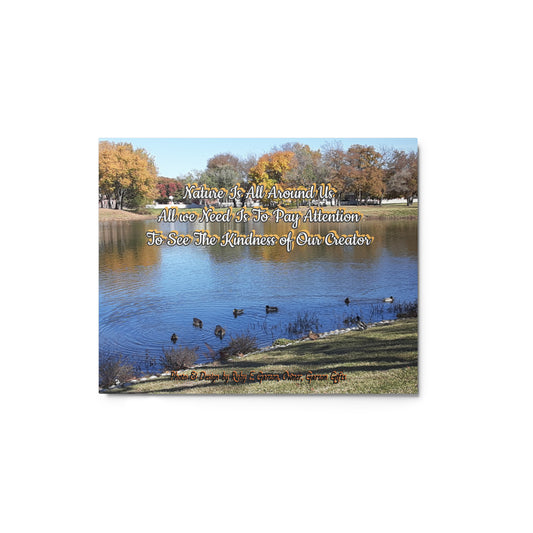 GG - Metal print - Pond - Nature Is