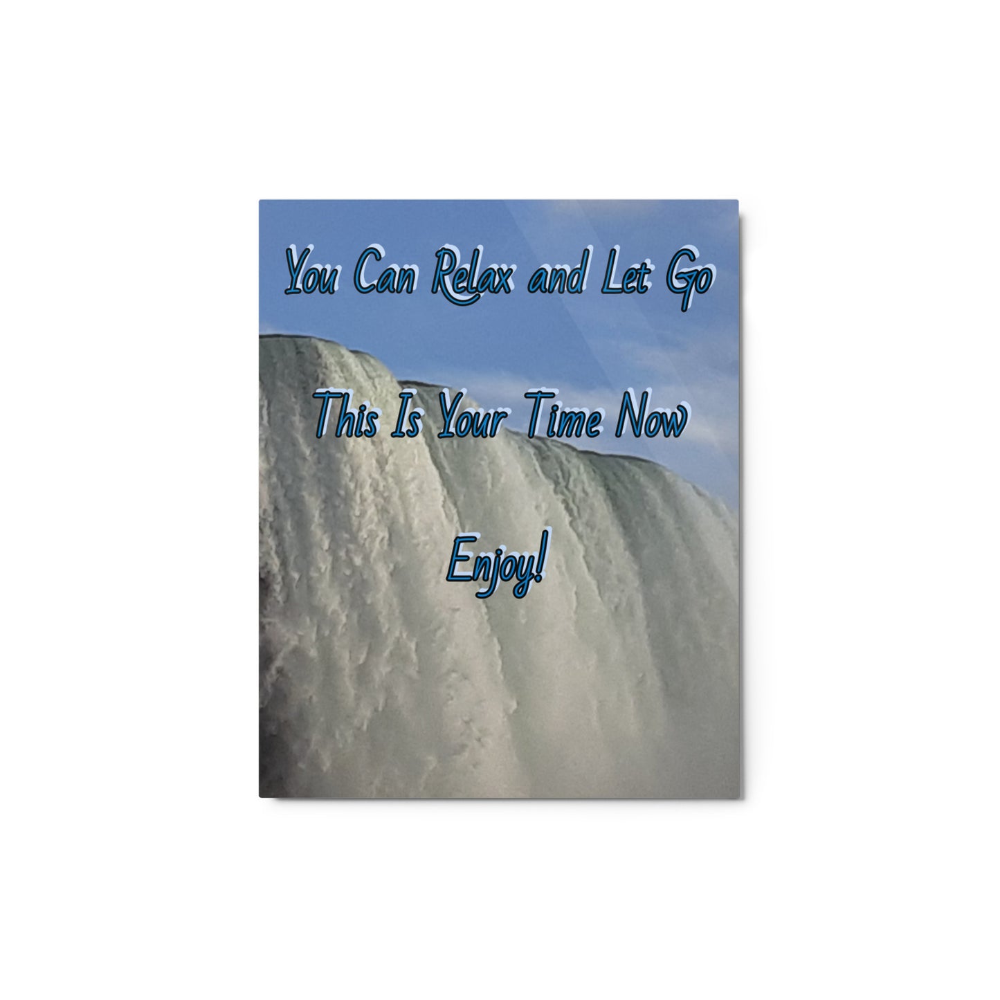 GG - Metal prints - Waterfall - You can Relax