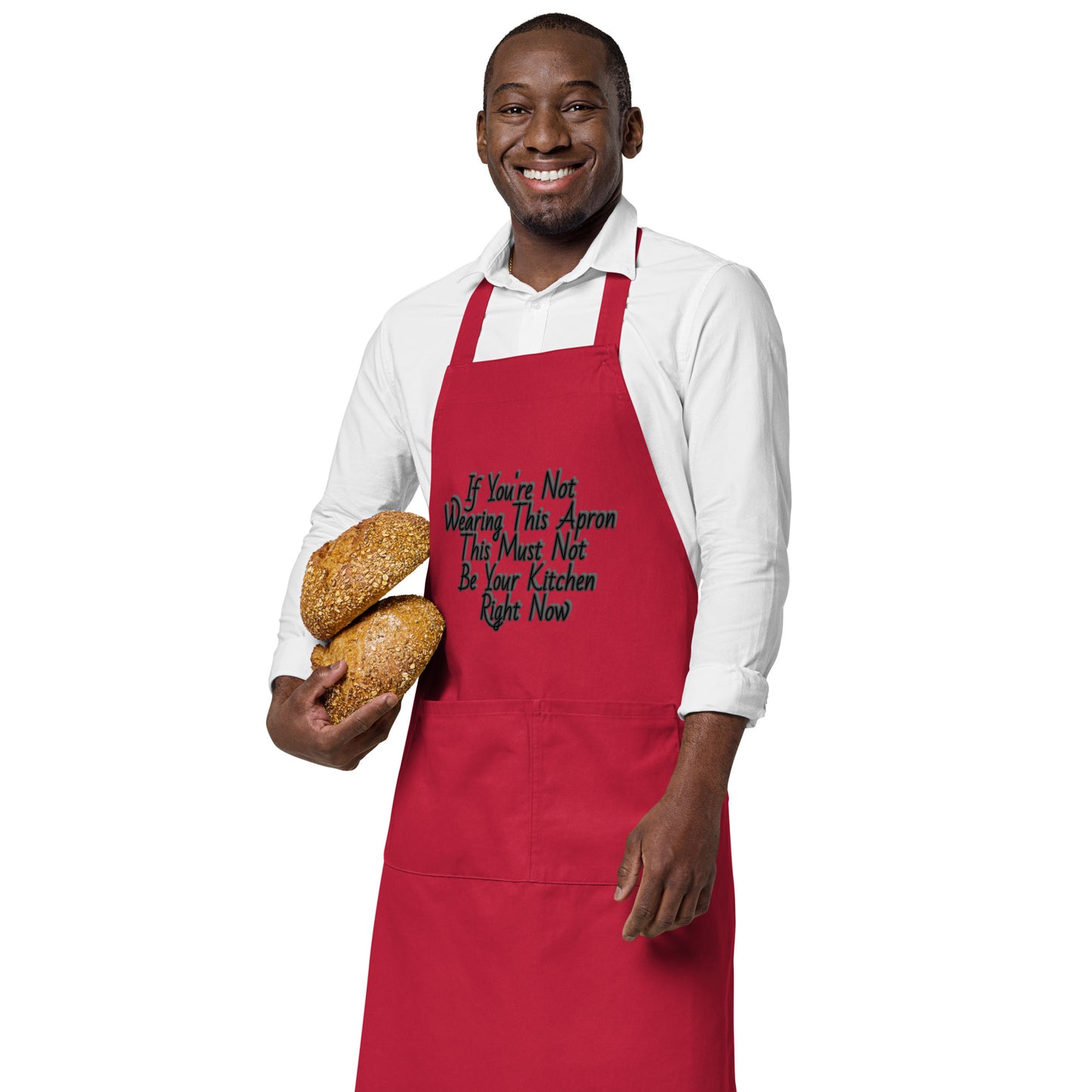 GG - Apron, Organic cotton apron - If You're Not Wearing This Apron