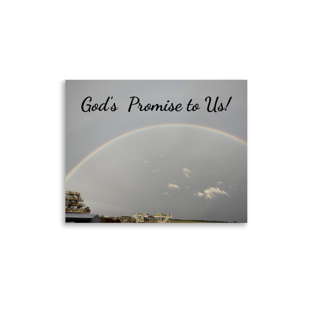 GG - Poster, Photo paper poster - Rainbow - Gods Promise