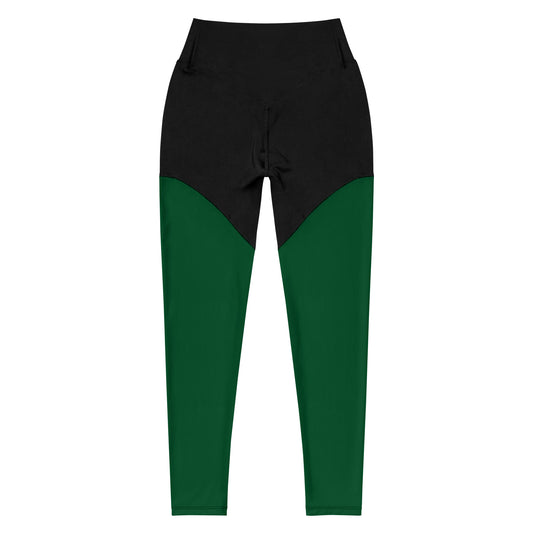 GG - Sports Leggings - Forest Green