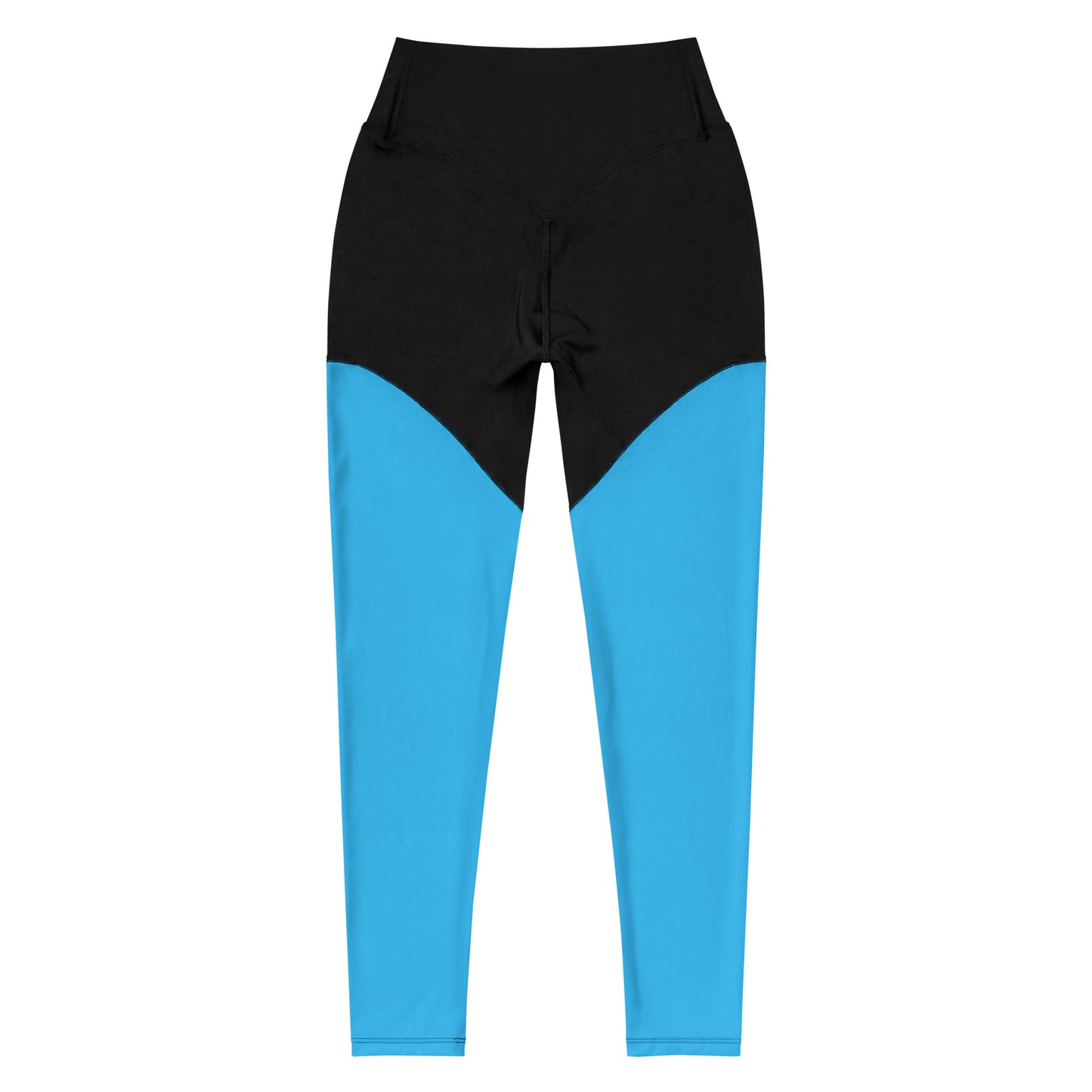 GG - Sports Leggings - Deep Sky Blue