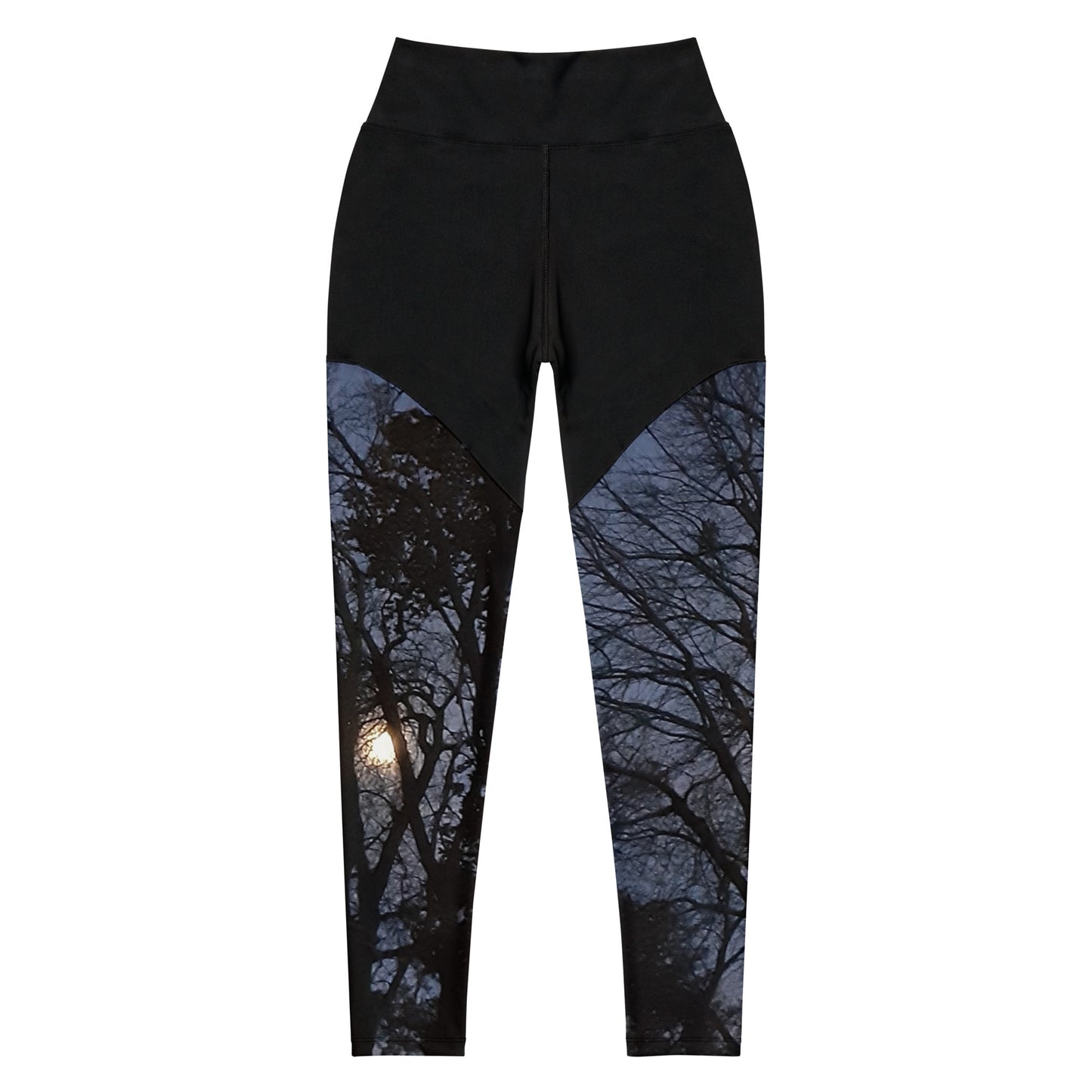 GG - Sports Leggings - Trees & Moon