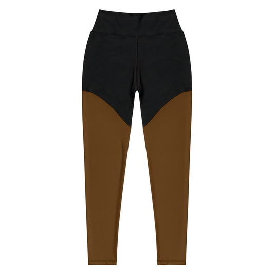 GG - Sports Leggings - Brown
