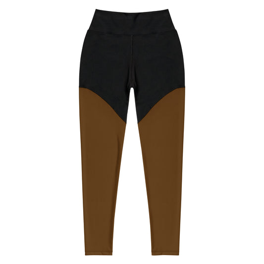 GG - Sports Leggings - Brown