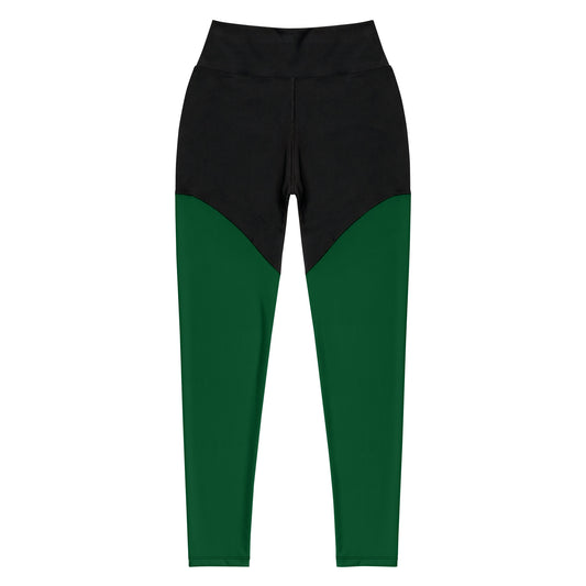 GG - Sports Leggings - Forest Green