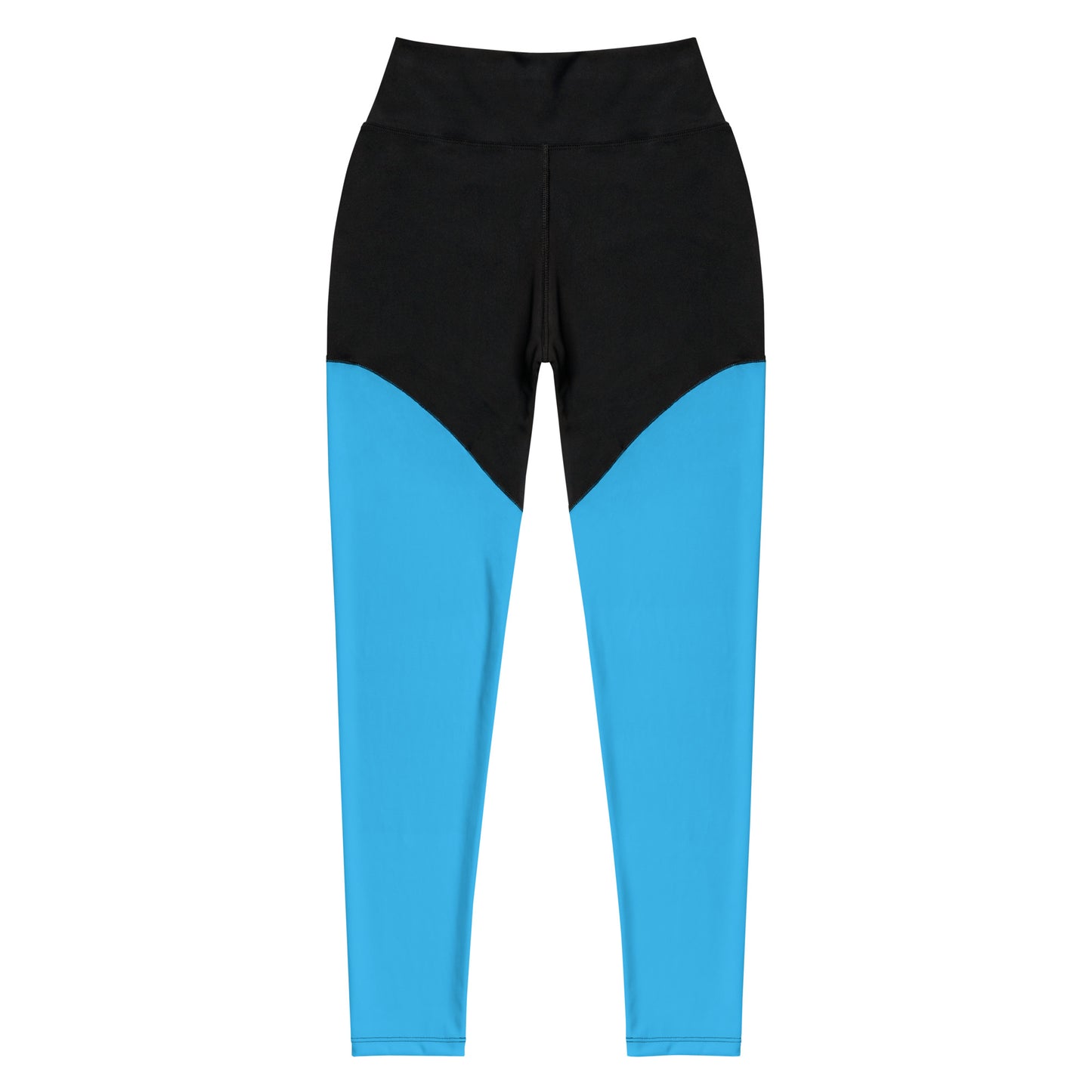 GG - Sports Leggings - Deep Sky Blue