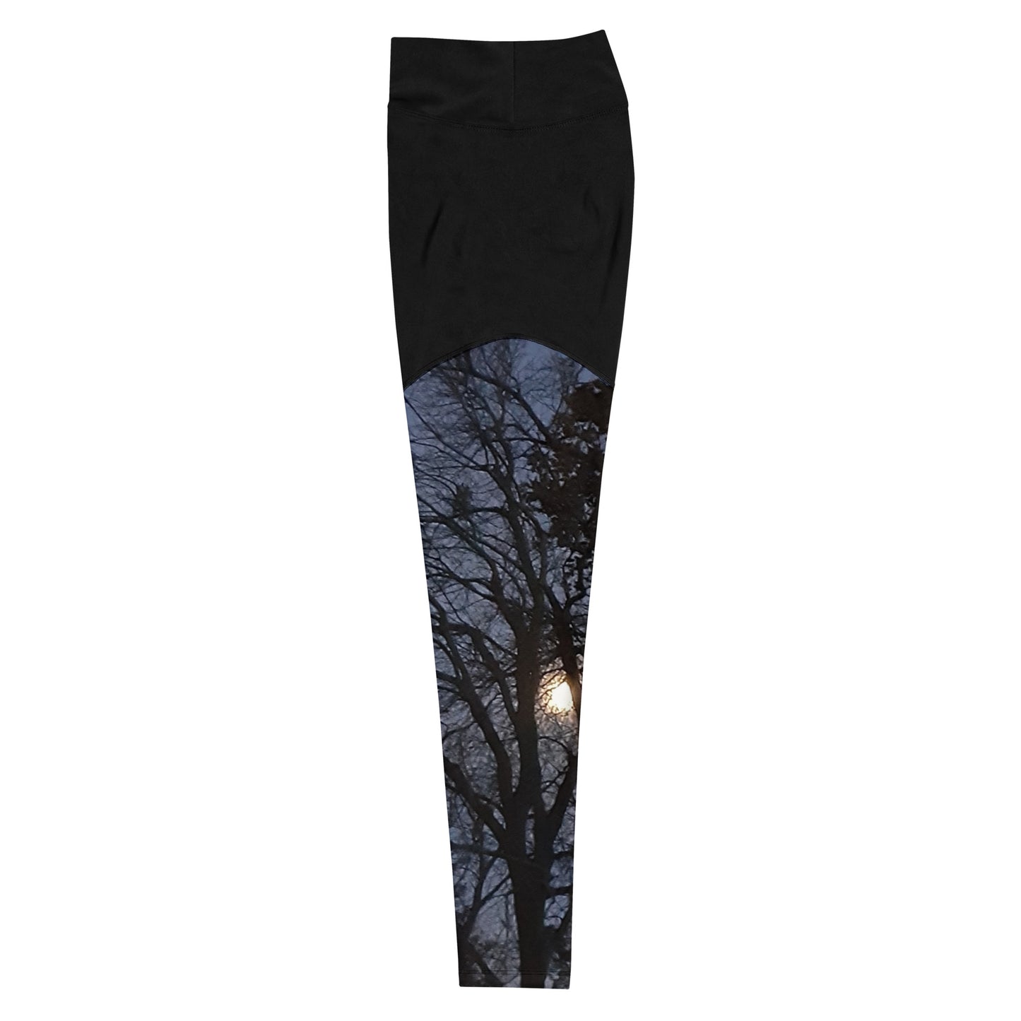 GG - Sports Leggings - Trees & Moon