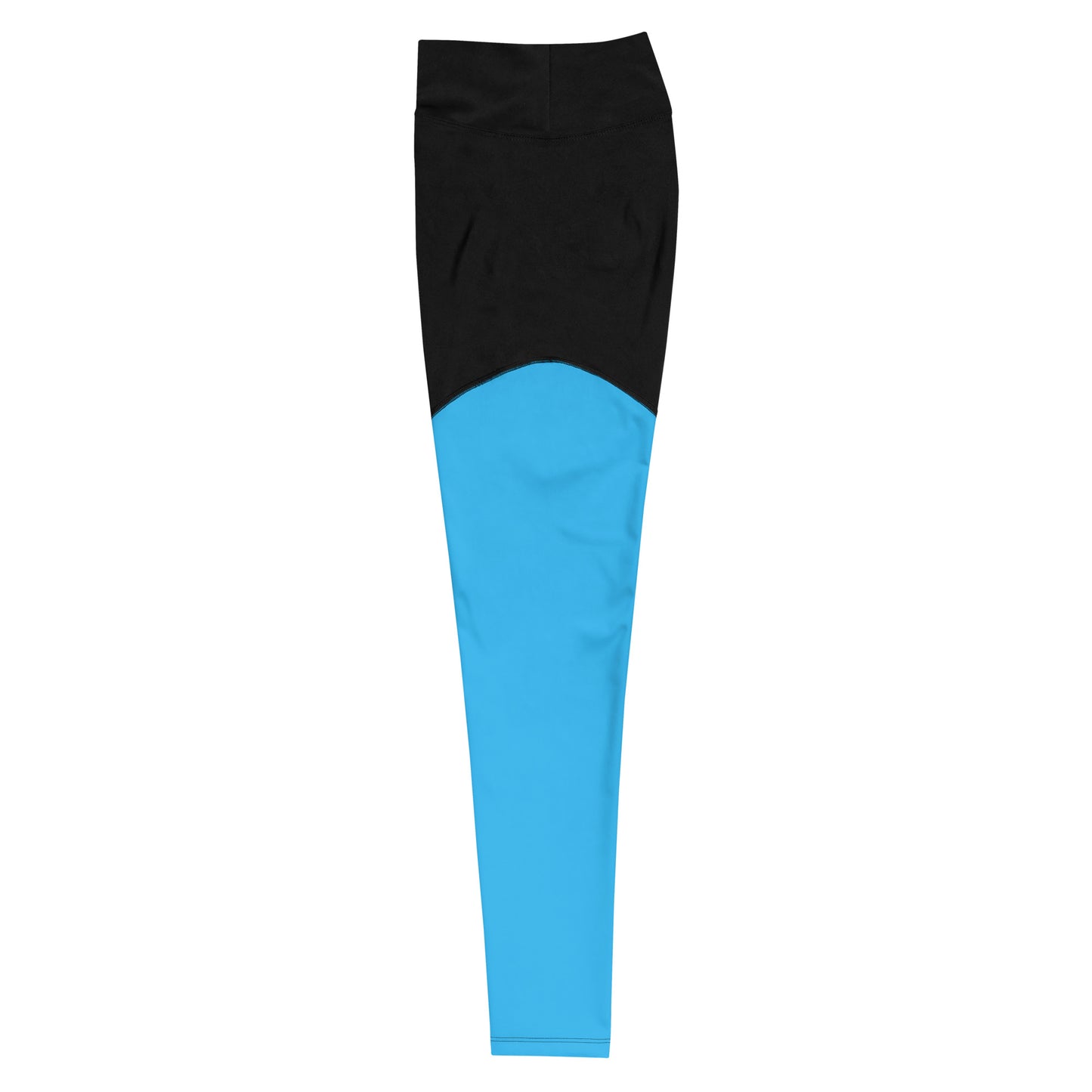 GG - Sports Leggings - Deep Sky Blue