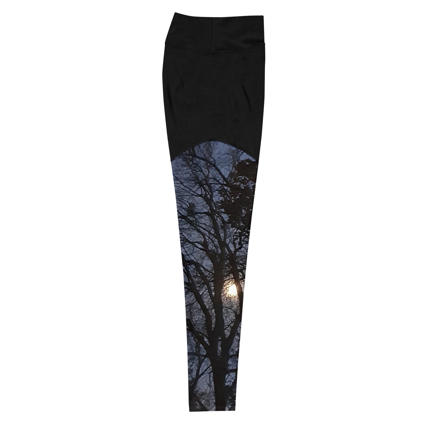 GG - Sports Leggings - Trees & Moon