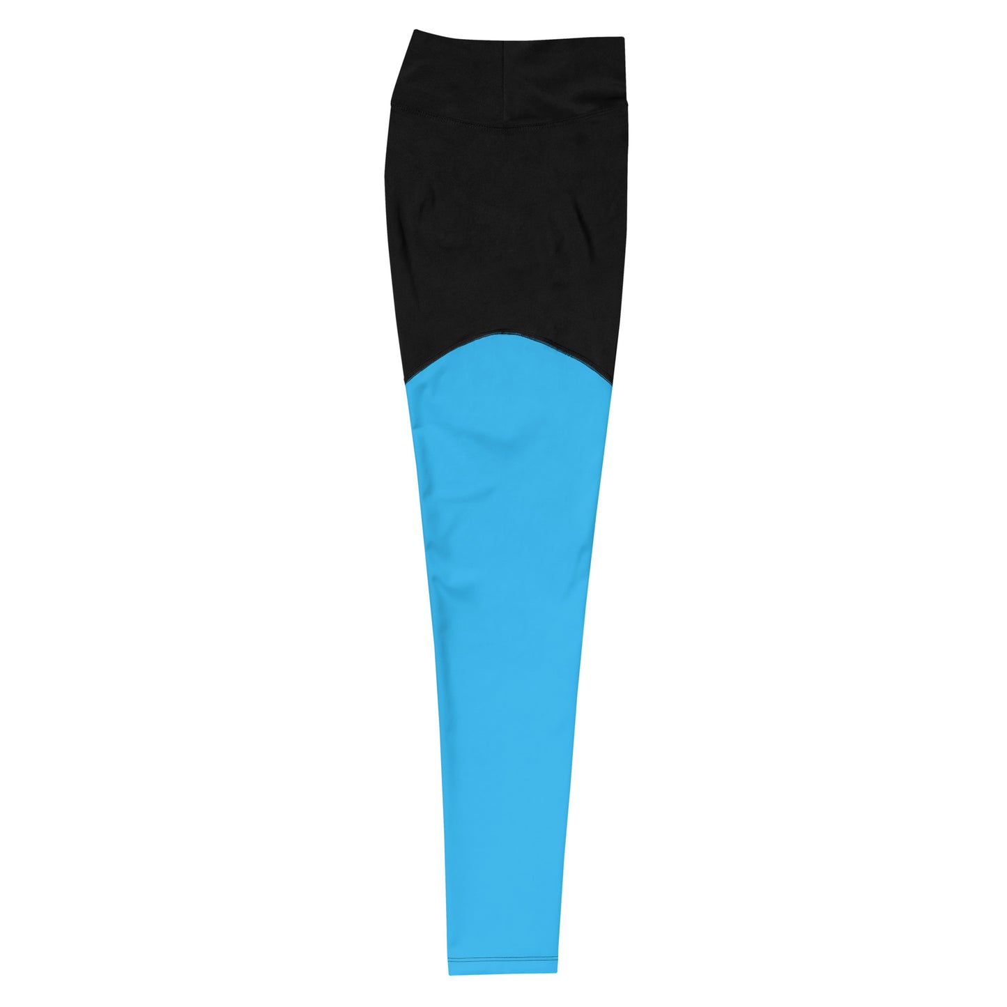 GG - Sports Leggings - Deep Sky Blue