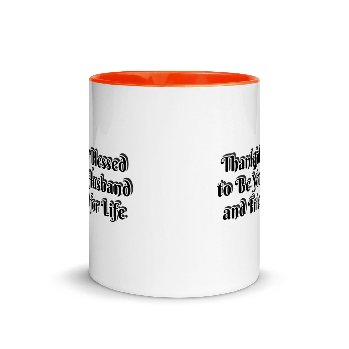 GG - Cup, Mug with Color Inside - Blessed to Be Your Husband & FFL