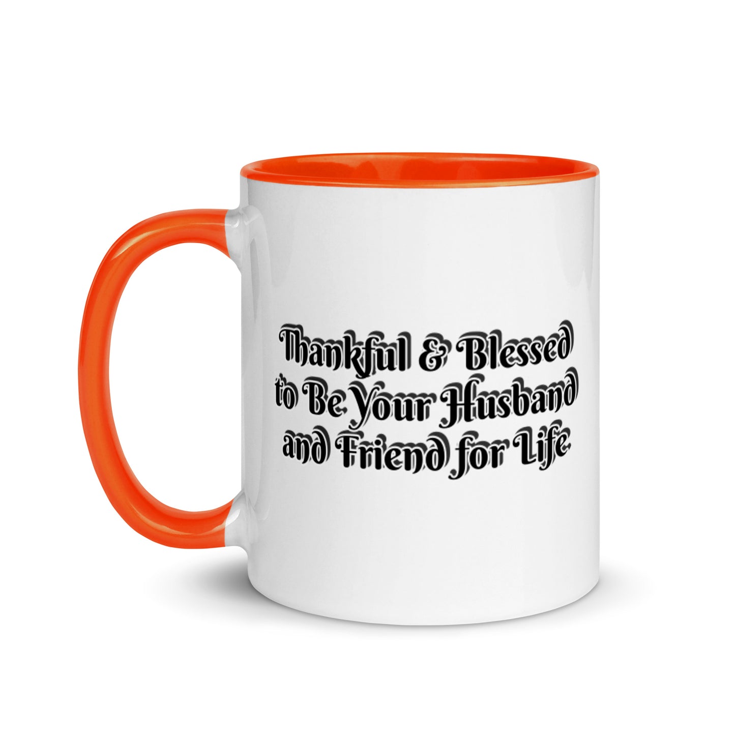 GG - Cup, Mug with Color Inside - Blessed to Be Your Husband & FFL