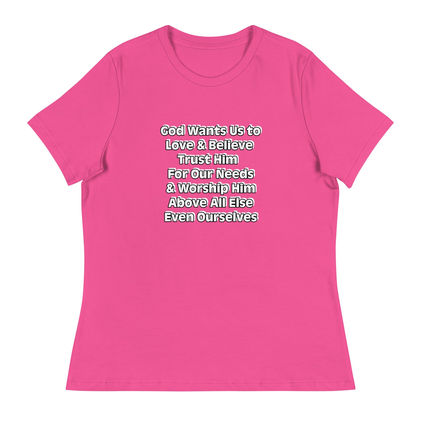 GG - Women's Relaxed T-Shirt - Creator of Universe