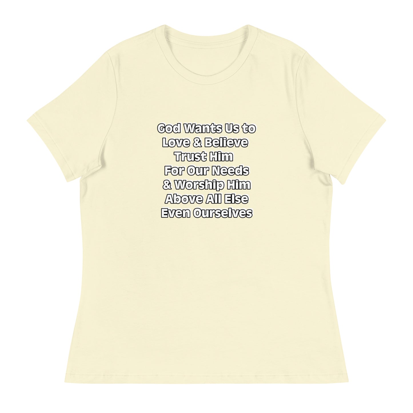 GG - Women's Relaxed T-Shirt - Creator of Universe