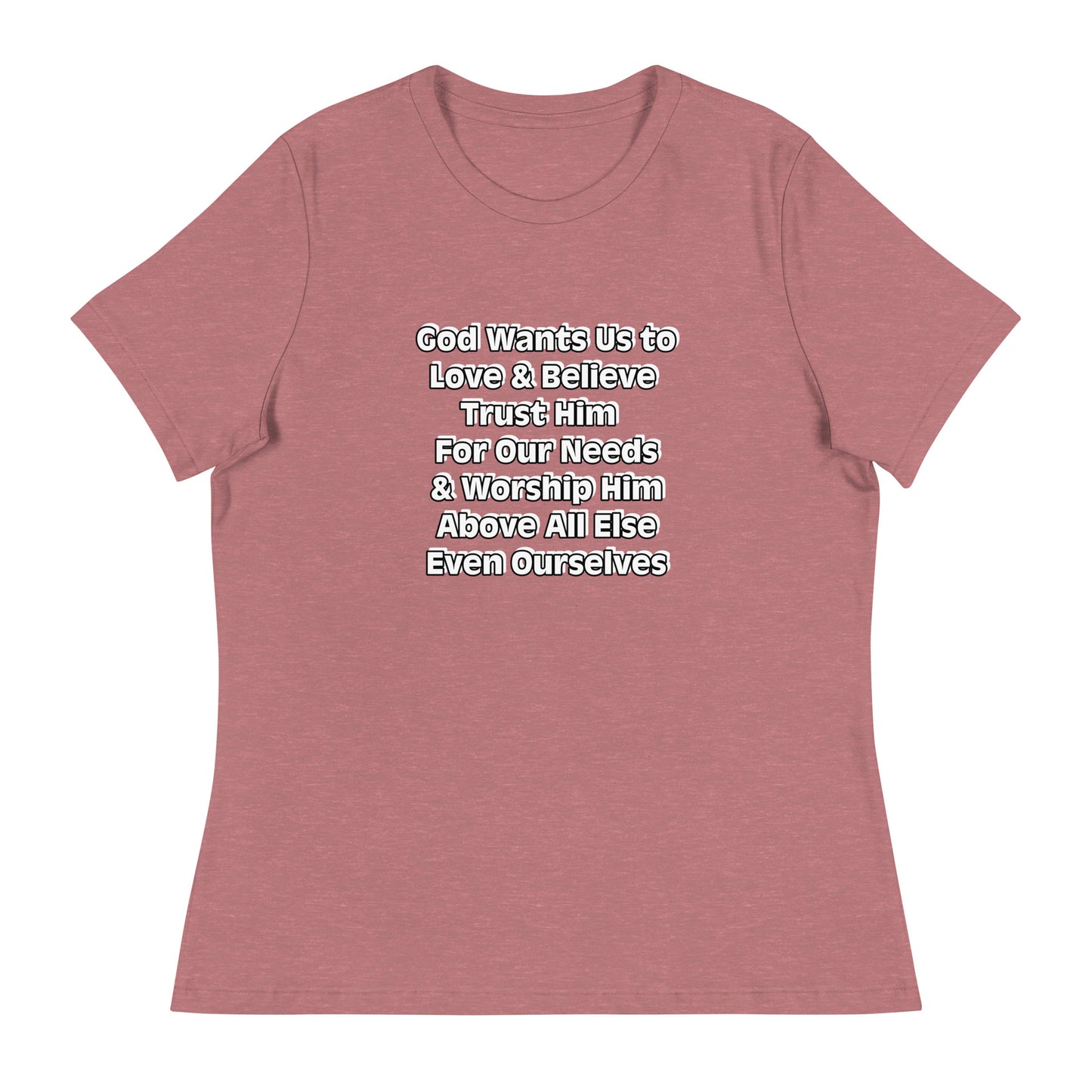 GG - Women's Relaxed T-Shirt - Creator of Universe