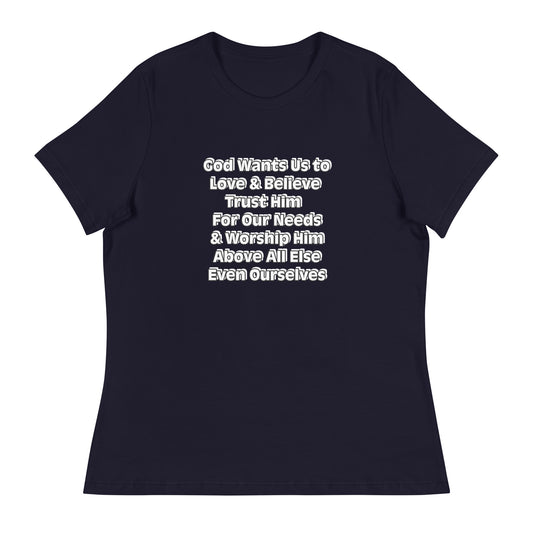 GG - Women's Relaxed T-Shirt - Creator of Universe