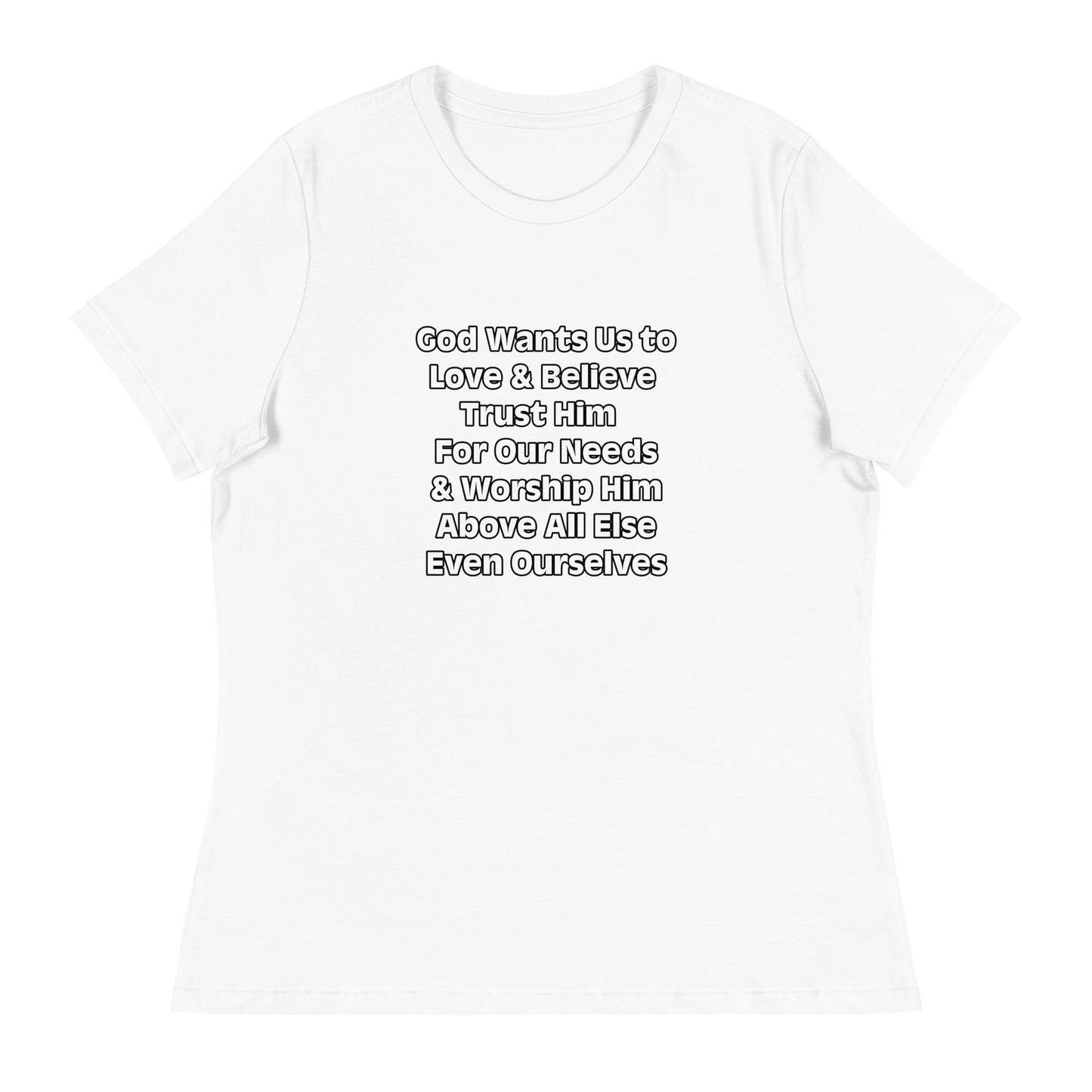 GG - Women's Relaxed T-Shirt - Creator of Universe